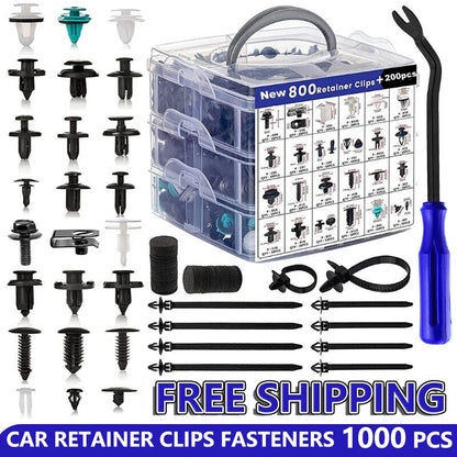 Car Retainer Clips Auto Fasteners Kit Fender Retainer with Fastener Remover