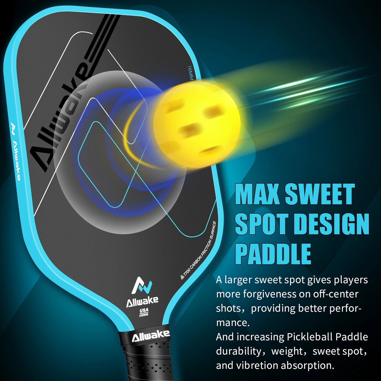 T700 Pickleball Paddle Racket