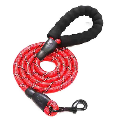 1.5m Dog Leash Nylon Reflective Dogs Leash for Small Medium Large Dog Comfortable Soft Handle