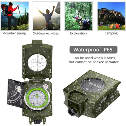 Professional Compass Metal Waterproof