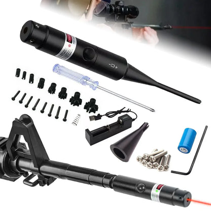 Green/Red Las-er Alignment Tool w/Adapters