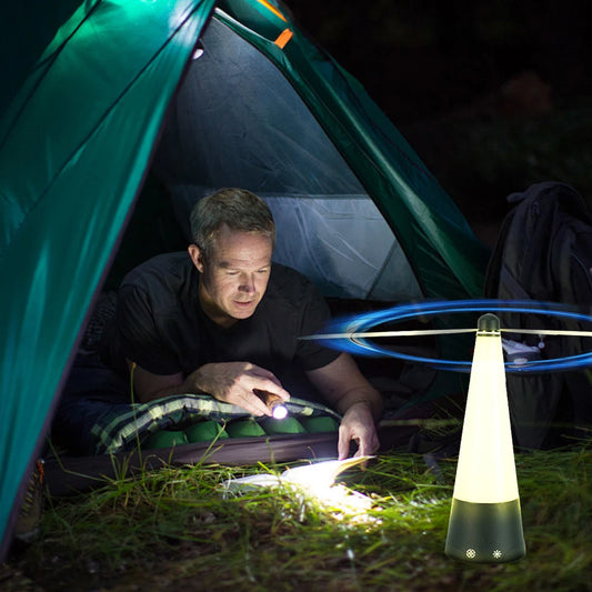 Portable Mosquito Repellent Fan with LED Light USB Rechargeable